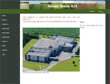 Tablet Screenshot of jensen-seed.web123.dk