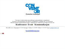 Tablet Screenshot of conventor.web123.no